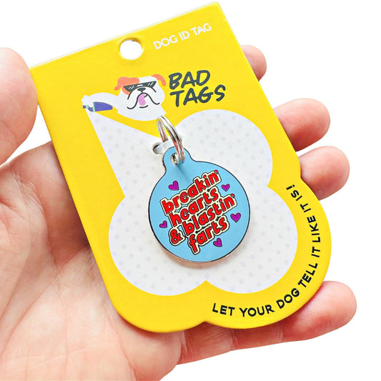 Breakin' Hearts Collar Tag