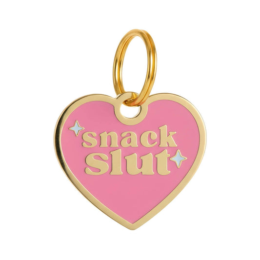 Snack Slut Collar Tag