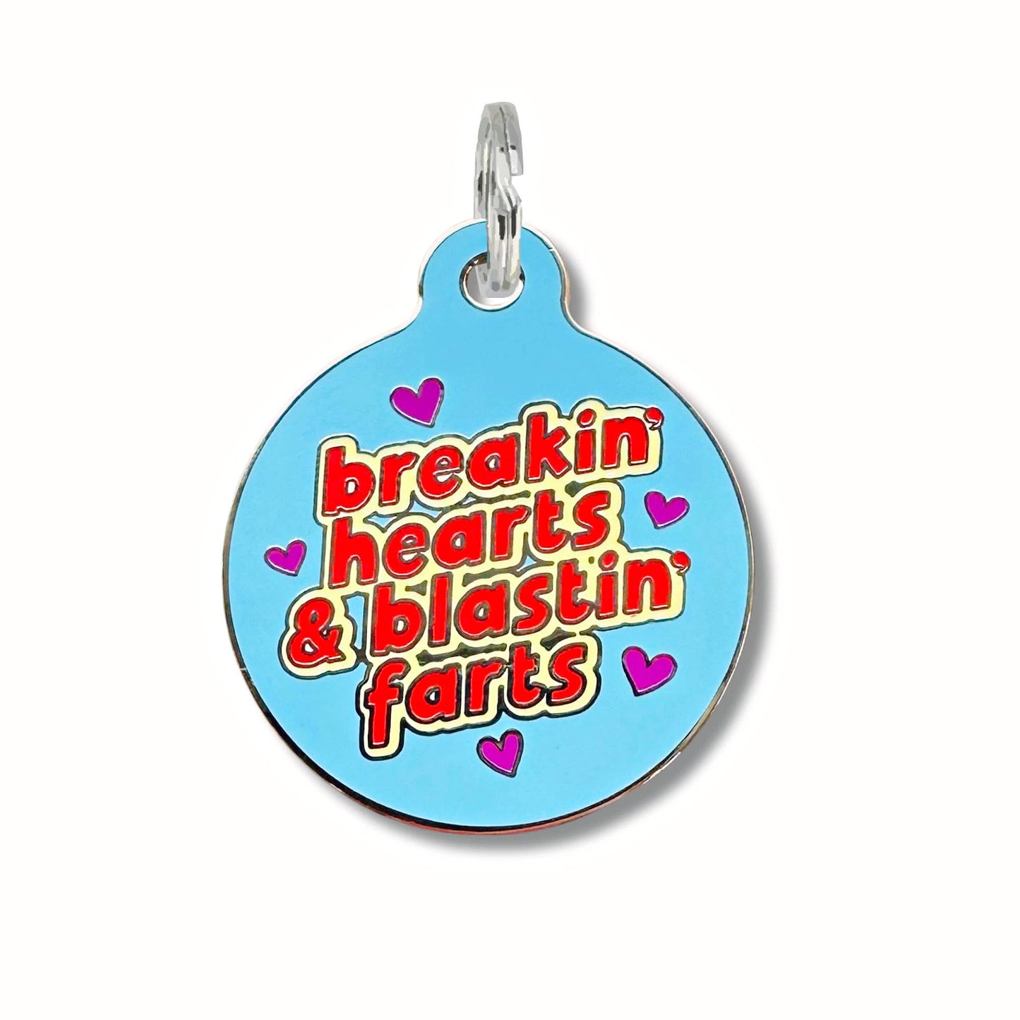 Breakin' Hearts Collar Tag