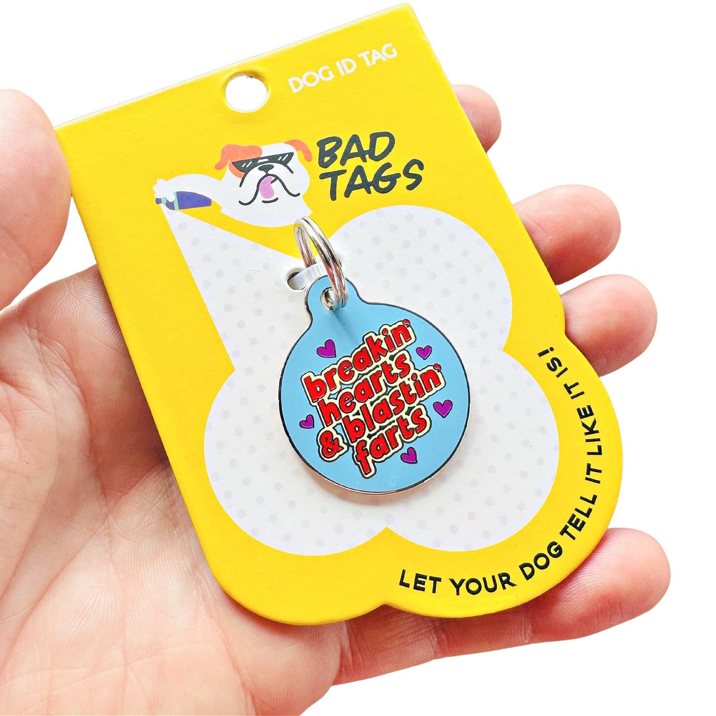 Breakin' Hearts Collar Tag