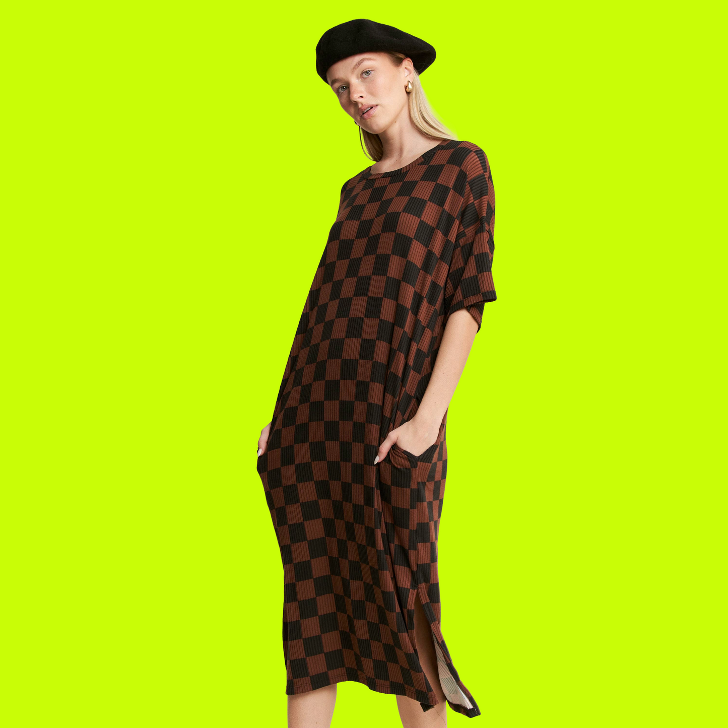 Check Me Out Ribbed Dress