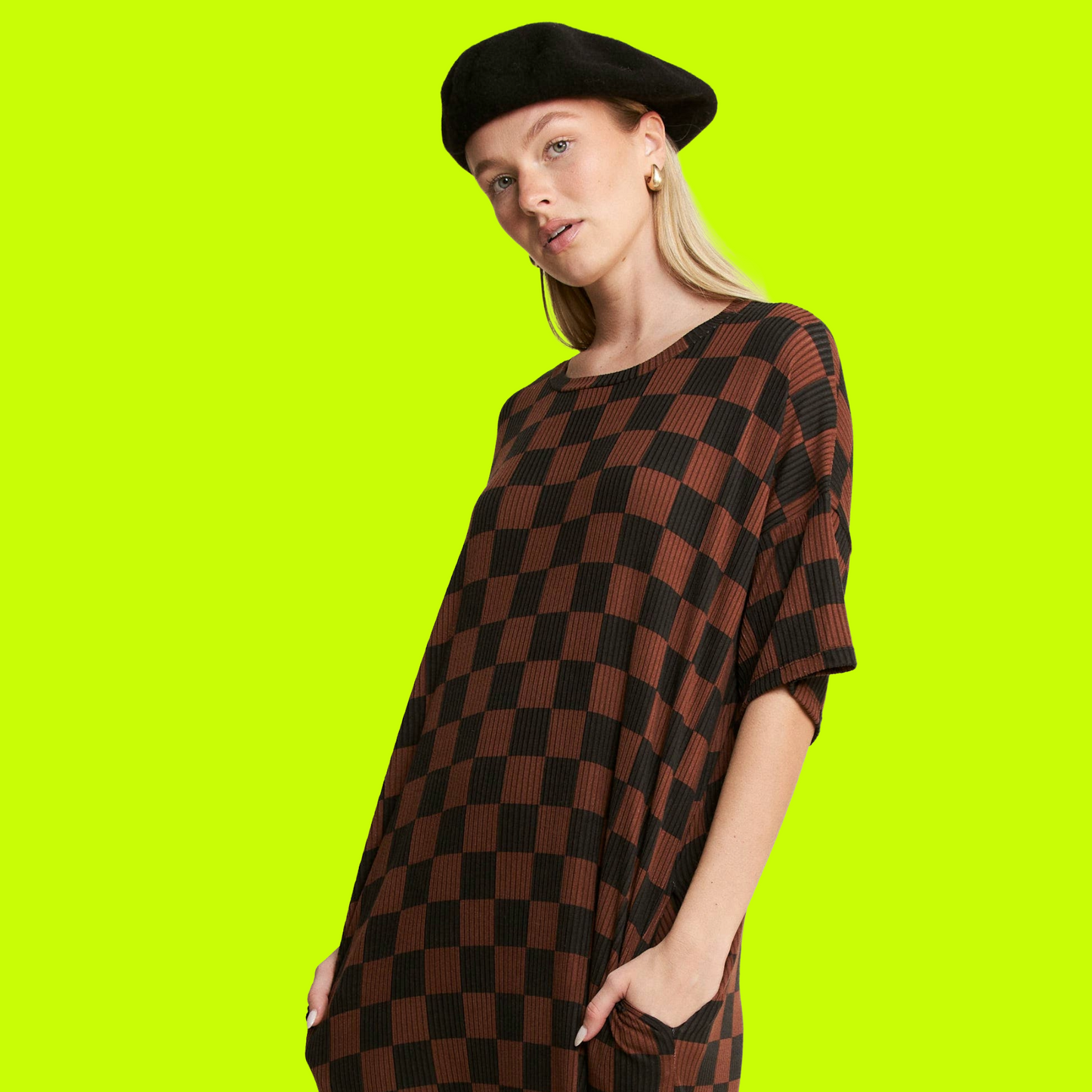 Check Me Out Ribbed Dress