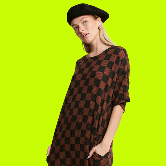 Check Me Out Ribbed Dress