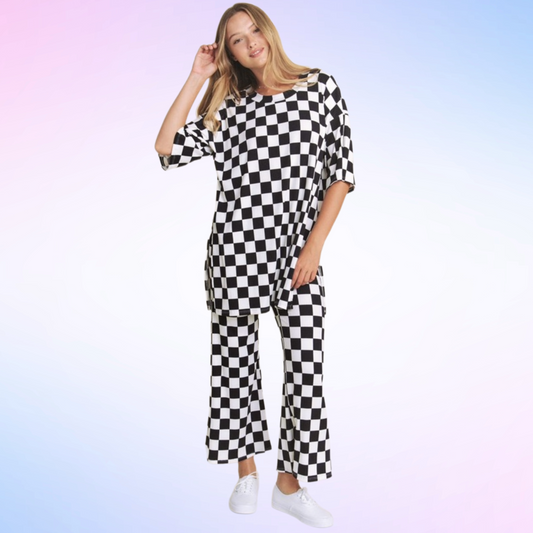 CHECKMATE RIBBED SET