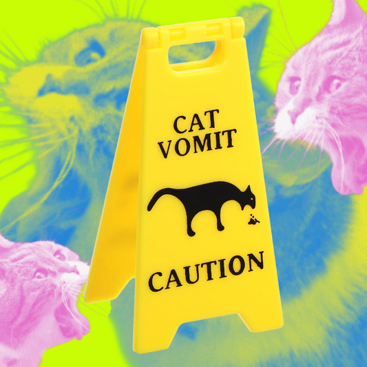 Cat Barf Sign