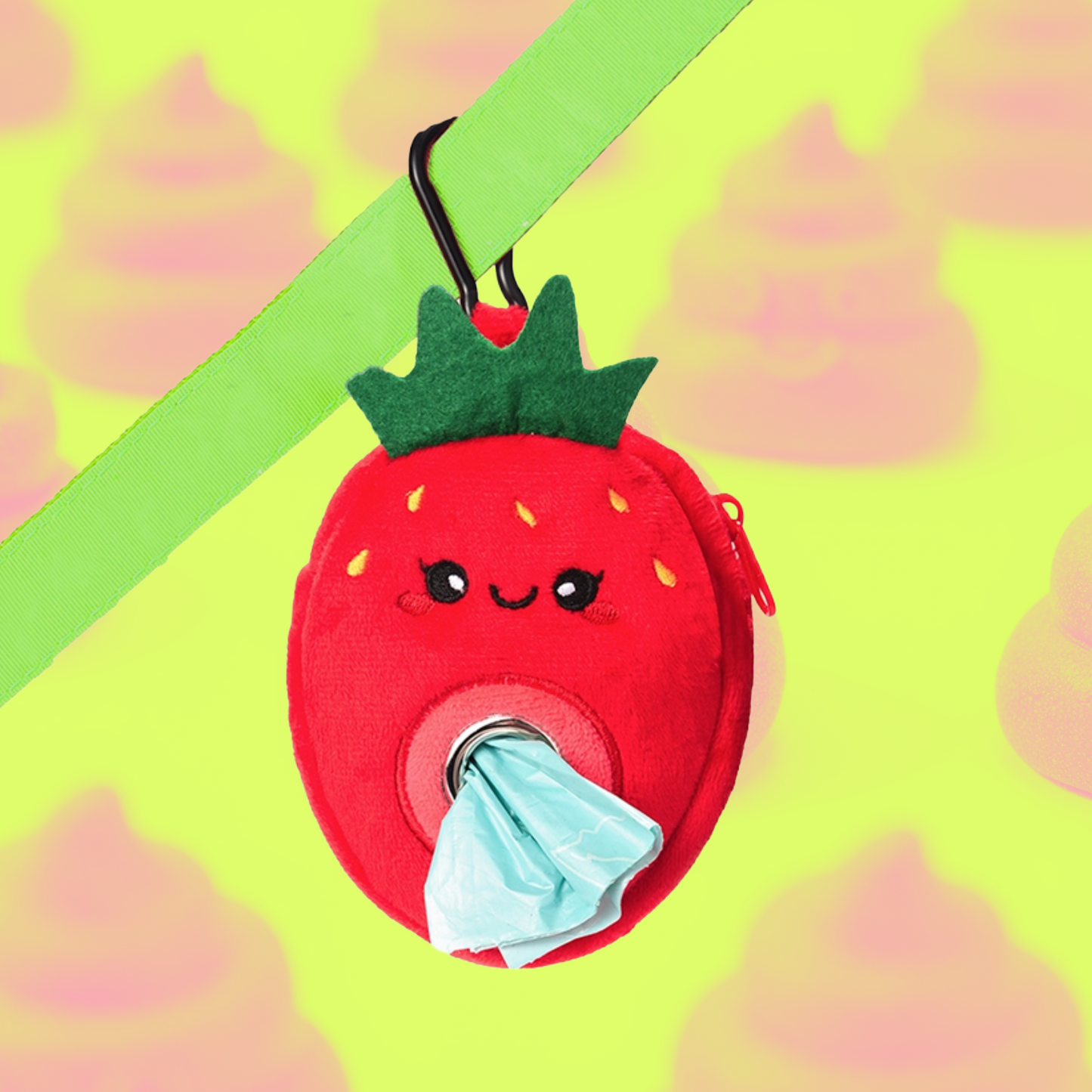 Berry Cute Sh!t Bag Holder