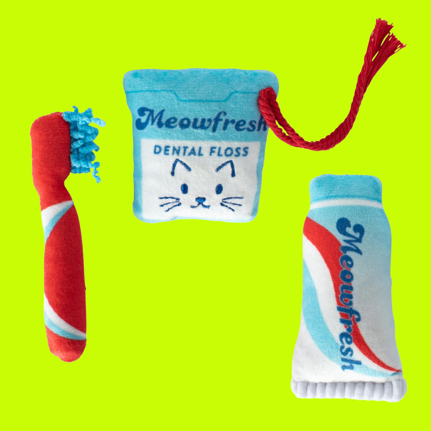 MINTY FRESH AF CAT TOY SET