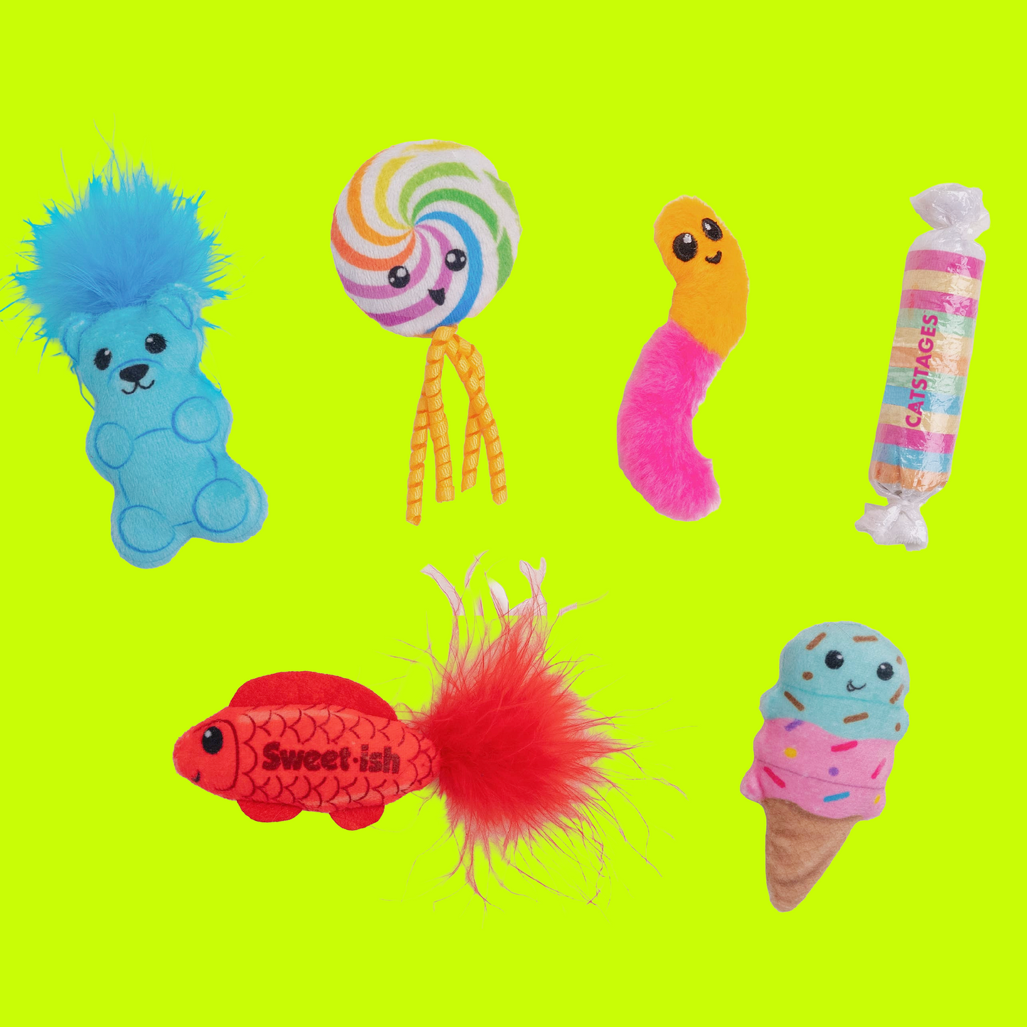 CANDY CHAOS Cat Toy Set