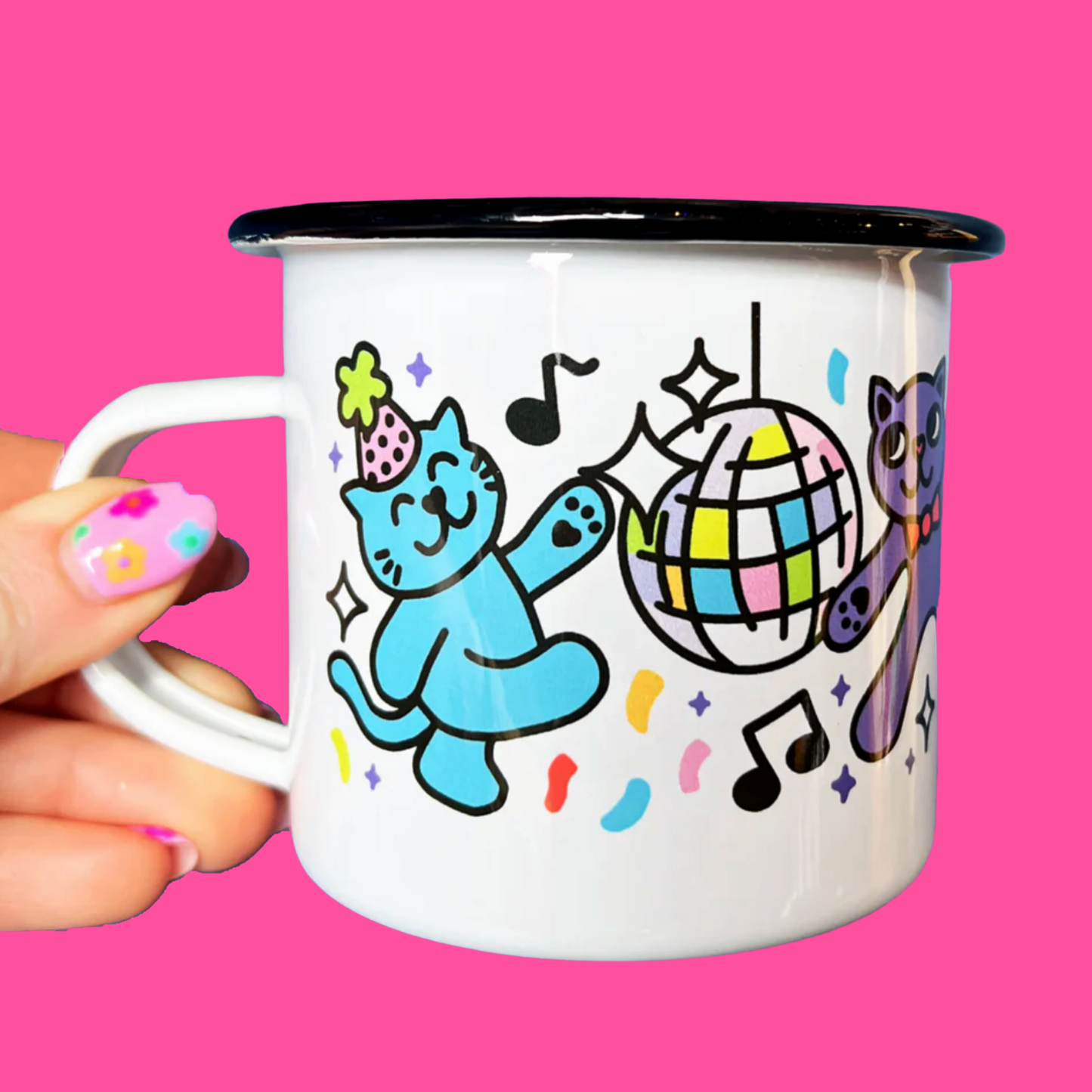 Disco Cats Mug