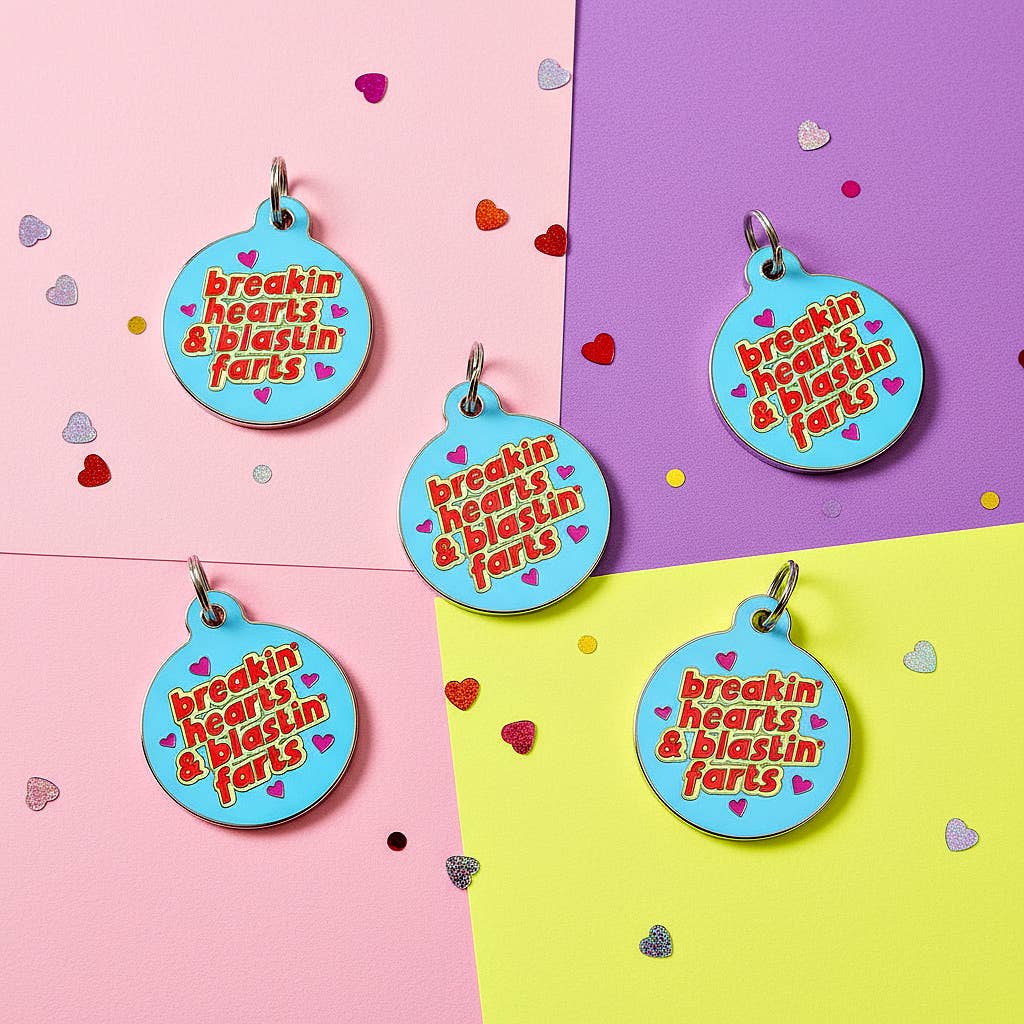 Breakin' Hearts Collar Tag